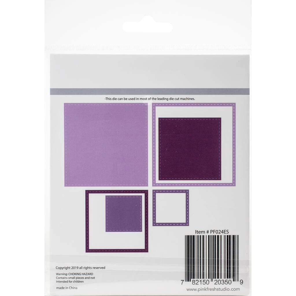 Promo 🤩 Pinkfresh Studio Essentials Stitched Squares Die Set 😉 4 Promo 🤩 Pinkfresh Studio Essentials Stitched Squares Die Set 😉 - Image 2