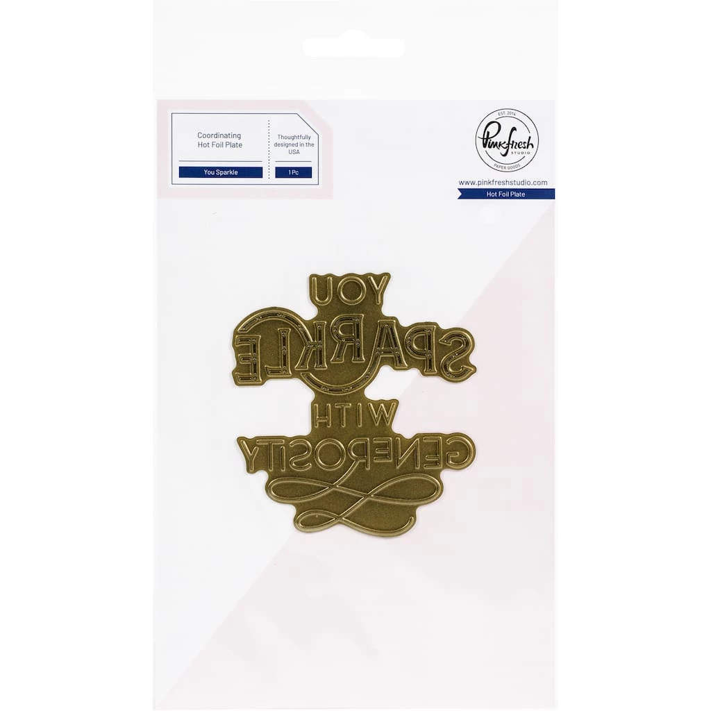 Deals ๐ฏ Pinkfresh Studio You Sparkle Hot Foil Plate โ 3 Deals ๐ฏ Pinkfresh Studio You Sparkle Hot Foil Plate โ