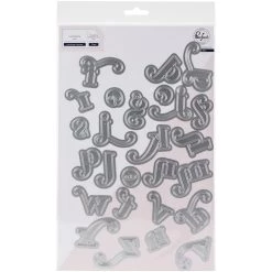 Budget ✔️ Pinkfresh Studio Lea's Ornate Alpha Lowercase Die Set 🧨