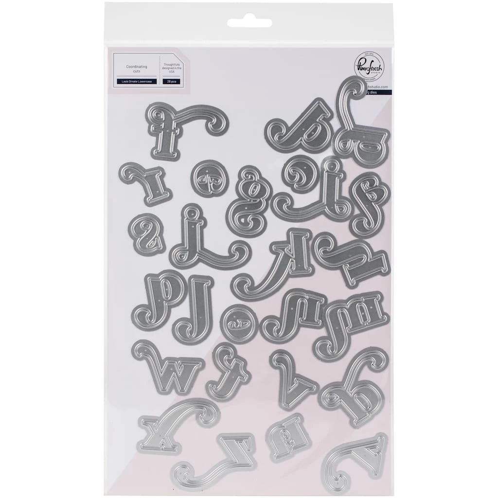 Budget โ๏ธ Pinkfresh Studio Lea's Ornate Alpha Lowercase Die Set ๐งจ 3 Budget โ๏ธ Pinkfresh Studio Lea's Ornate Alpha Lowercase Die Set ๐งจ
