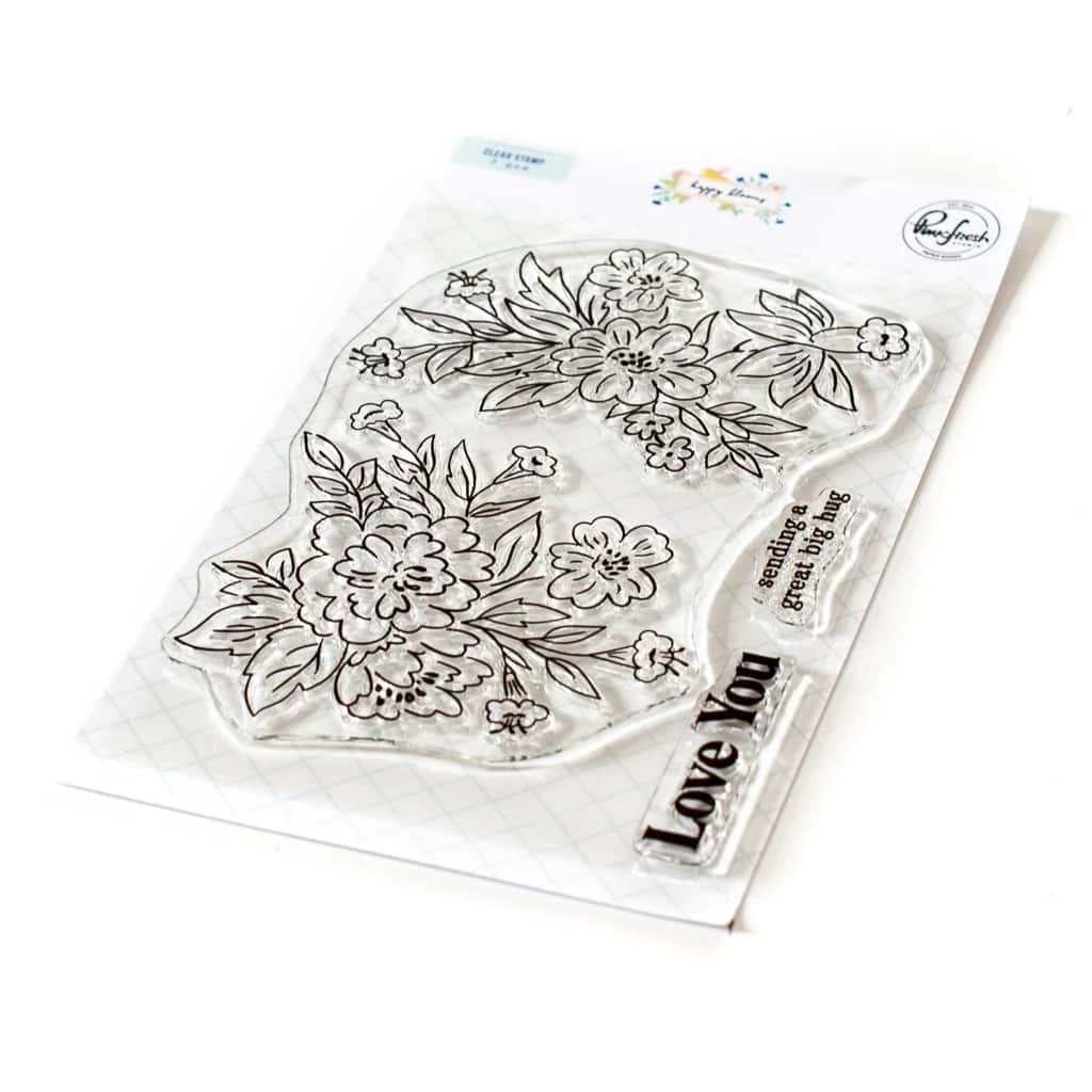 Buy 🤩 Pinkfresh Studio Happy Blooms Floral Clear Stamp Set ✨ 3 Buy 🤩 Pinkfresh Studio Happy Blooms Floral Clear Stamp Set ✨
