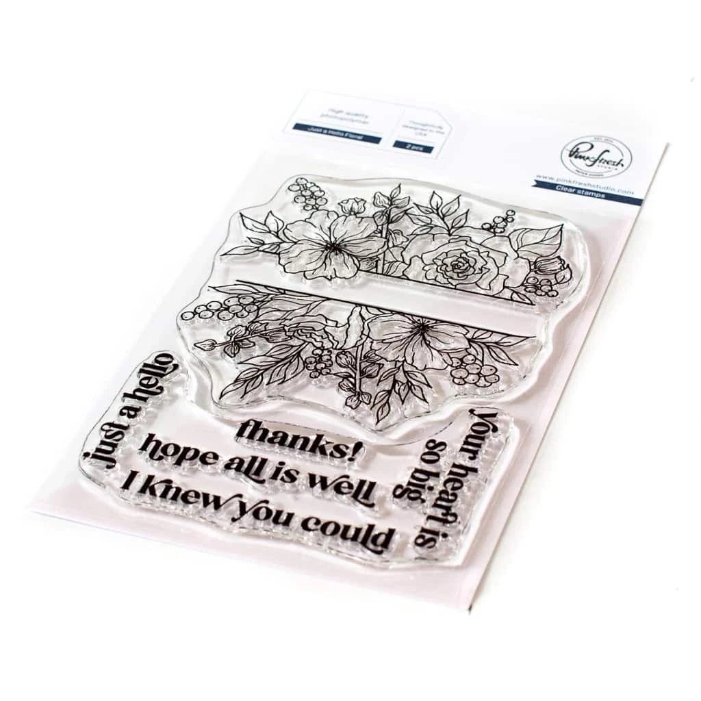 Best reviews of 🎉 Pinkfresh Studio Just A Hello Floral Clear Stamp Set ✨ 3 Best reviews of 🎉 Pinkfresh Studio Just A Hello Floral Clear Stamp Set ✨