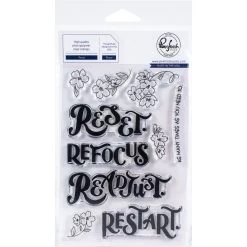 Flash Sale ⌛ Pinkfresh Studio Reset Clear Stamp Set 😉