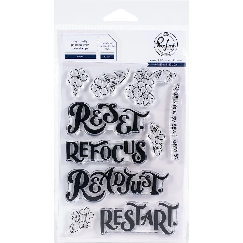 Flash Sale โ Pinkfresh Studio Reset Clear Stamp Set ๐ 3 Flash Sale โ Pinkfresh Studio Reset Clear Stamp Set ๐