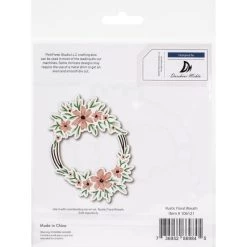 Coupon 😍 Pinkfresh Studio Rustic Floral Wreath Die 👍 -Copic Shop D523968S 3