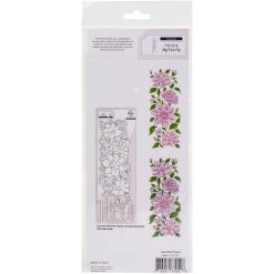 Flash Sale 🌟 Pinkfresh Studio Heartfelt Thanks Slimline Stencil Set 🎉 -Copic Shop D523990S 3