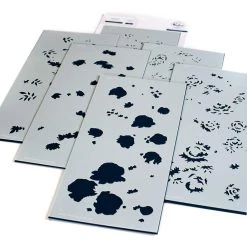 Wholesale 😍 Pinkfresh Studio Painted Peony Layering Stencil Set 👏