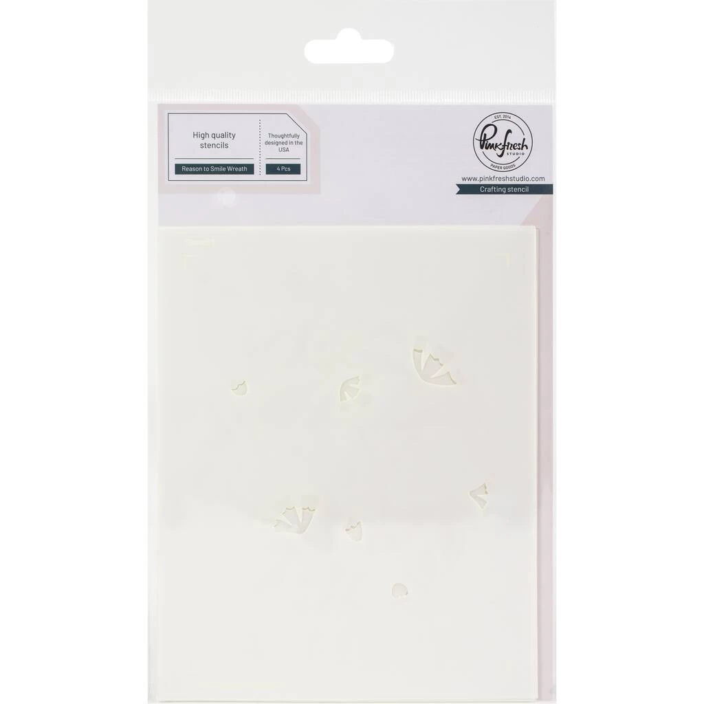 Best Sale 😍 Pinkfresh Studio Reason To Smile Wreath Layering Stencils Set ⭐ 5 Best Sale 😍 Pinkfresh Studio Reason To Smile Wreath Layering Stencils Set ⭐ - Image 3