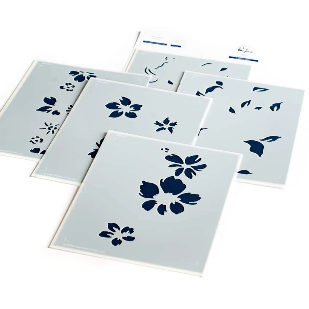 Flash Sale ๐ Pinkfresh Studio Seamless Floral Panel Stencils Set โ 3 Flash Sale ๐ Pinkfresh Studio Seamless Floral Panel Stencils Set โ