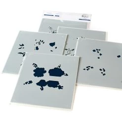 Buy 😀 Pinkfresh Studio Just A Hello Floral Layering Stencils Set 🥰