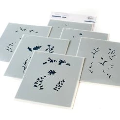 Best Pirce 🛒 Pinkfresh Studio Sweet Friend Floral Layering Stencils Set 🧨