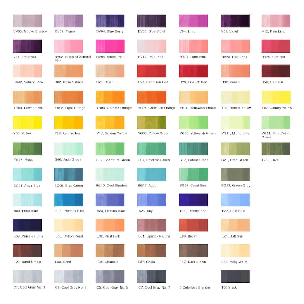 Buy ๐ Copic® Ciao 72 Color Marker Set A โ๏ธ 4 Buy ๐ Copic® Ciao 72 Color Marker Set A โ๏ธ - Image 2