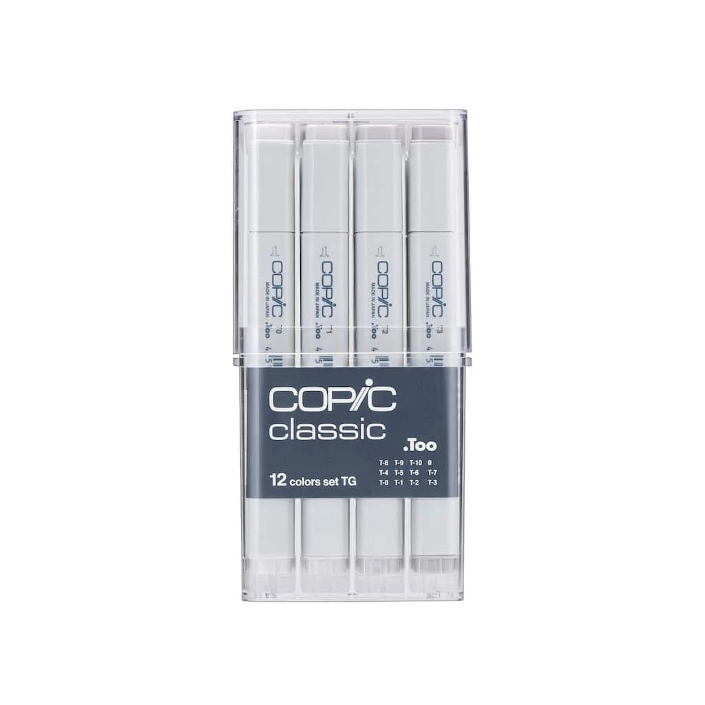 Outlet ๐ Copic® Toner Gray 12 Color Classic Marker Set ๐ 3 Outlet ๐ Copic® Toner Gray 12 Color Classic Marker Set ๐