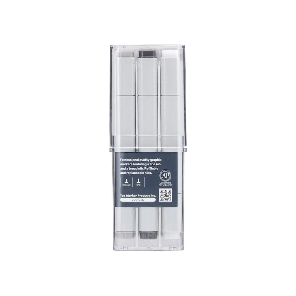 Outlet ๐ Copic® Toner Gray 12 Color Classic Marker Set ๐ 6 Outlet ๐ Copic® Toner Gray 12 Color Classic Marker Set ๐ - Image 4