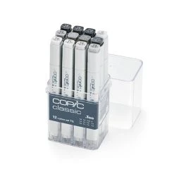 Outlet ๐ Copic® Toner Gray 12 Color Classic Marker Set ๐ 12 Outlet ๐ Copic® Toner Gray 12 Color Classic Marker Set ๐ -Copic Shop D597135S 5