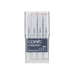 Promo 😍 Copic® Warm Gray 12 Color Classic Marker Set 👏