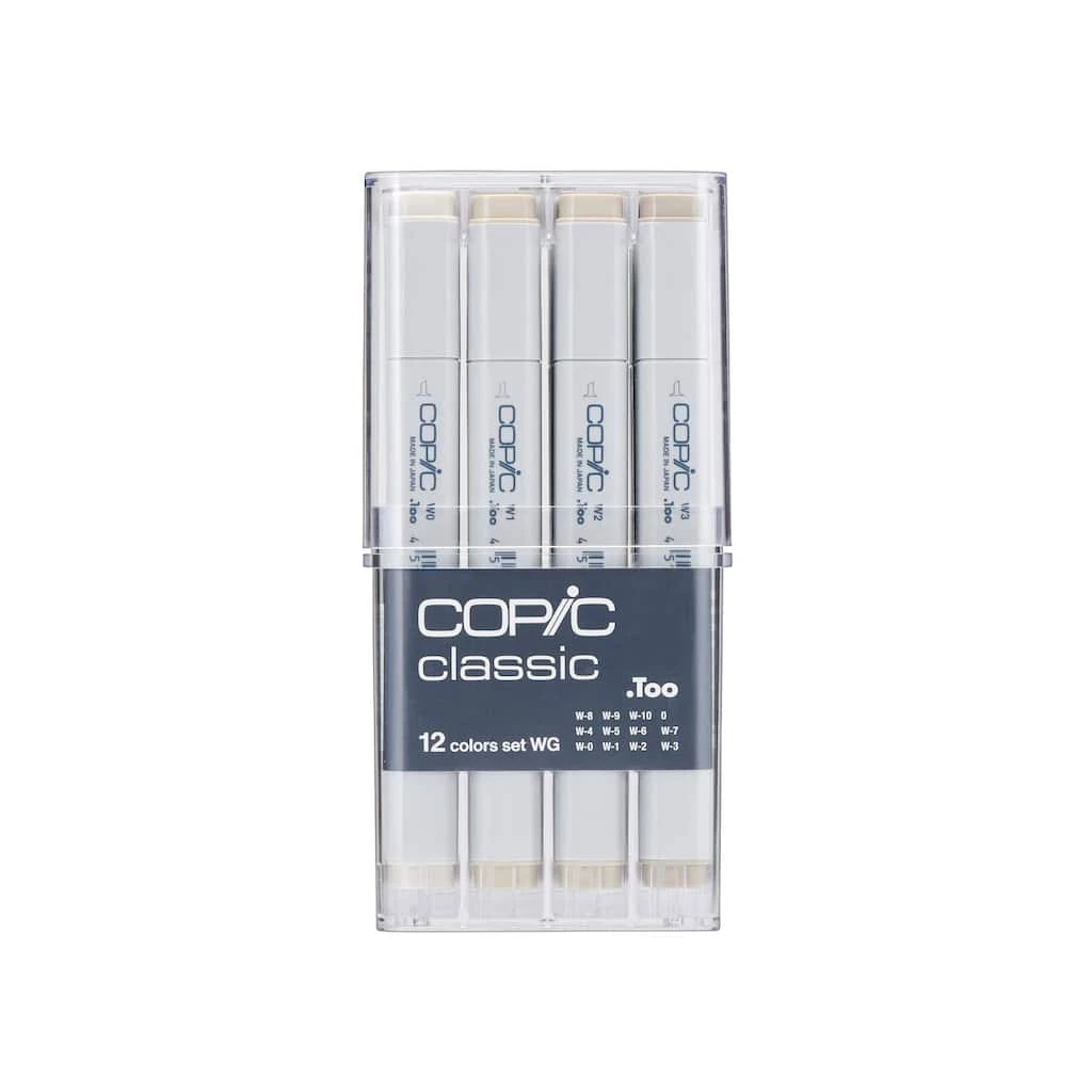 Promo ๐ Copic® Warm Gray 12 Color Classic Marker Set ๐ 3 Promo ๐ Copic® Warm Gray 12 Color Classic Marker Set ๐