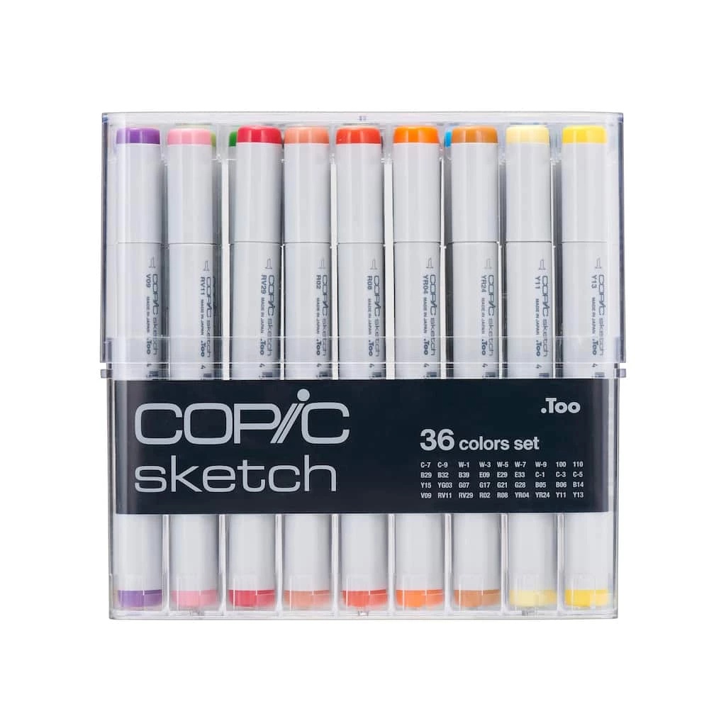 Promo ๐ Copic® Basic 36 Color Sketch Marker Set ๐คฉ 3 Promo ๐ Copic® Basic 36 Color Sketch Marker Set ๐คฉ