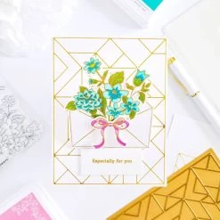 Promo 😍 Pinkfresh Studio Art Deco Hot Foil Plate 💯 -Copic Shop D670565S 4
