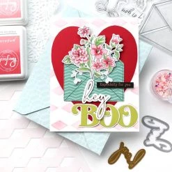 Coupon 🥰 Pinkfresh Studio Fancy Script Words Hot Foil Plate 😍 -Copic Shop D670567S 6