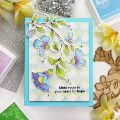 Coupon 👏 Pinkfresh Studio Folk Floral Stem Hot Foil Plate 🤩 -Copic Shop D670568S 3