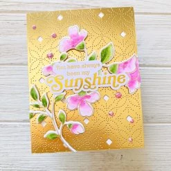 Coupon 👏 Pinkfresh Studio Folk Floral Stem Hot Foil Plate 🤩 -Copic Shop D670568S 4