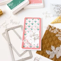 Cheapest 🎉 Pinkfresh Studio Geo Arch Hot Foil Plate 💯 -Copic Shop D670571S 4