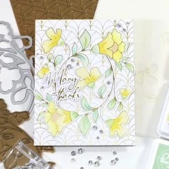 Cheapest 🎉 Pinkfresh Studio Geo Arch Hot Foil Plate 💯 -Copic Shop D670571S 8