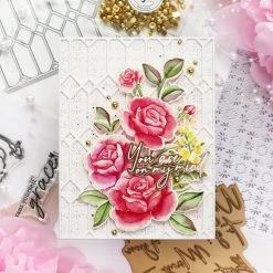 Buy ⭐ Pinkfresh Studio Modern Script Sentiments Hot Foil Plate 🧨 -Copic Shop D670573S 5