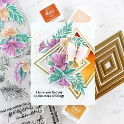 Brand new ✨ Pinkfresh Studio Nested Diamonds Hot Foil Plates 🧨 -Copic Shop D670577S 8