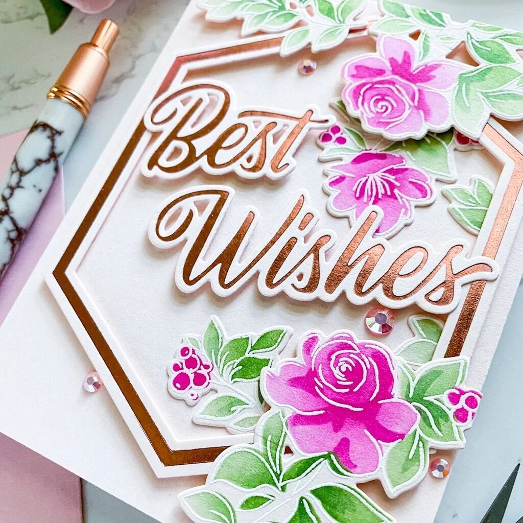Best Sale ๐ Pinkfresh Studio Nested Hexagons Hot Foil Plates ๐ 4 Best Sale ๐ Pinkfresh Studio Nested Hexagons Hot Foil Plates ๐ - Image 2