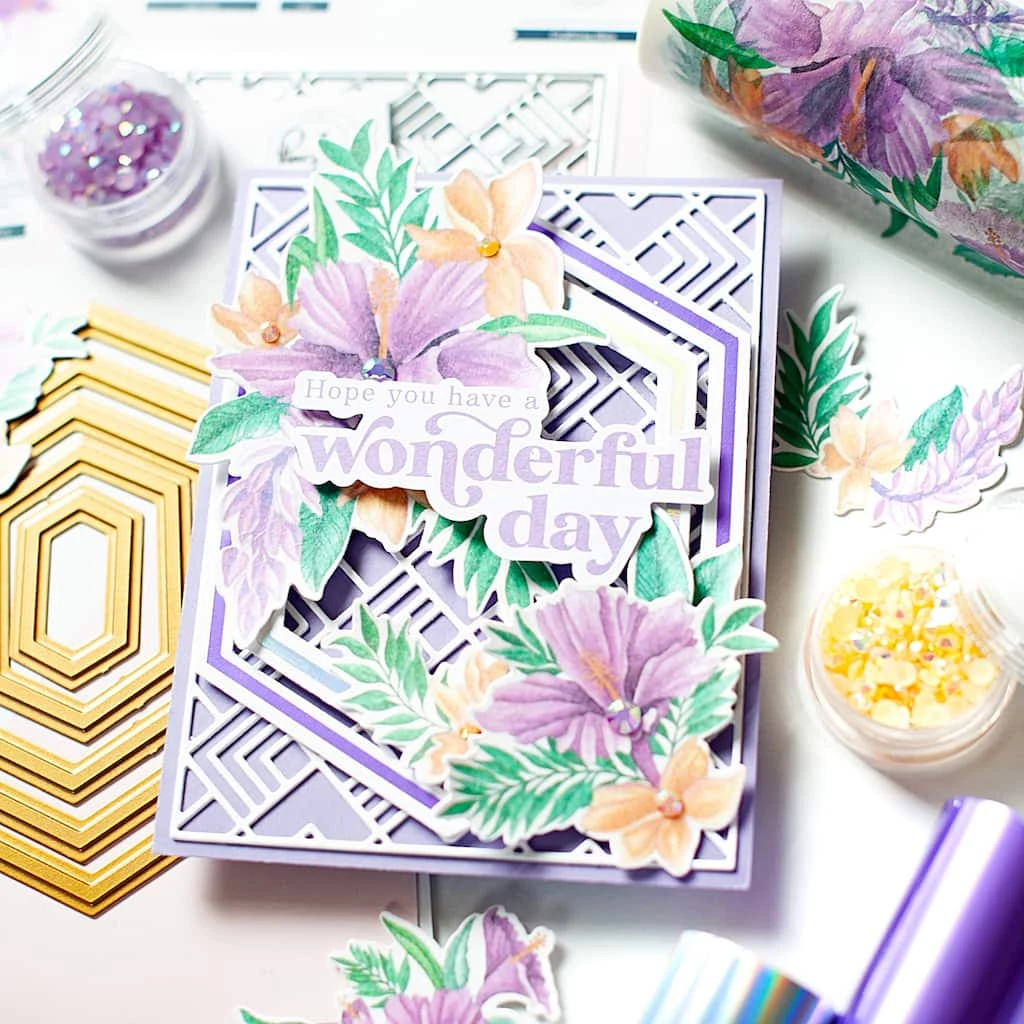 Best Sale ๐ Pinkfresh Studio Nested Hexagons Hot Foil Plates ๐ 6 Best Sale ๐ Pinkfresh Studio Nested Hexagons Hot Foil Plates ๐ - Image 4