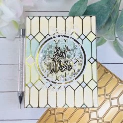 Deals ❤️ Pinkfresh Studio Stained Glass Hot Foil Plate 😀 -Copic Shop D670579S 5